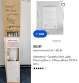 Cordless 1" vinyl blinds - 39 x 64 in Naperville, Illinois