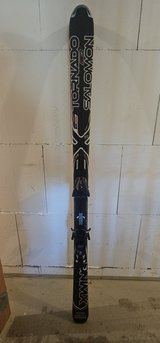 Salomon Skis, boots, ski poles, Atomic helmet, firefly gloves, and Alpland glasses for sale in Ramstein, Germany