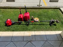 Weed strimmer in Okinawa, Japan