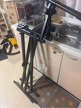 on stage keyboard stand in Okinawa, Japan