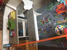 Corner table with storage in Yorkville, Illinois