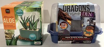 New! Dragons Den -OR- Aloe Plant Terrarium Grow Kit *$10 Each* in Naperville, Illinois