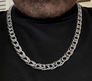 Lightweight Curb or Cuban Link Chain Necklace in Byron, Georgia