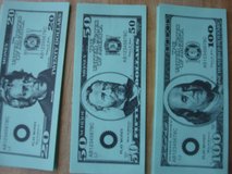 PAPER PLAY MONEY in St. Charles, Illinois