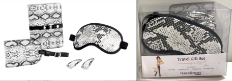 NEW! Conair Travel Smart Gift Set - Passport cover, Bag tag, Clips & Mask in Joliet, Illinois