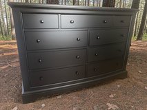 Huge Basset Dresser Dresser Solid Wood Black Satin 66x21x46 New in Houston, Texas
