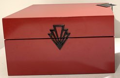 New! Large rust red Keepsake / Trinket / Jewelry Box in Chicago, Illinois