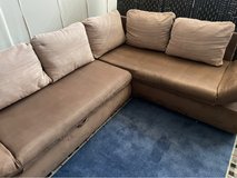 Sectional couch with sleeping function in Ramstein, Germany