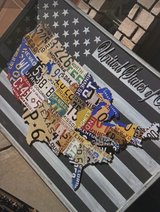 License Plates States Map in Alamogordo, New Mexico