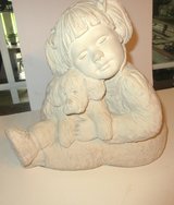 Austin Sculpture Bright Eyes Girl With Dog in Fort Campbell, Kentucky