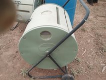 Compost tumbler in Alamogordo, New Mexico