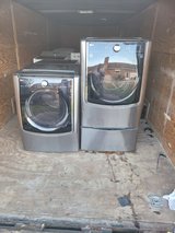 LG front load washer with side kick washer and dryer in Norfolk, Virginia