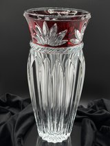 Vintage Mikasa 'Corinth Ruby' Crystal Vase in Westmont, Illinois