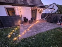Set of two connecting outdoor patio lights in Ramstein, Germany