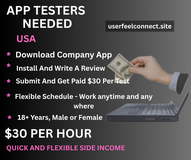 Earn $10–$30 Testing Apps (Remote) in 29 Palms, California