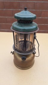 Coleman gas lantern in Alamogordo, New Mexico