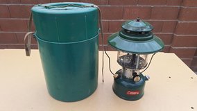 Coleman gas lantern with lantern caddy in Alamogordo, New Mexico