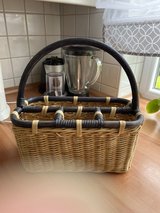 Straw basket in Ramstein, Germany