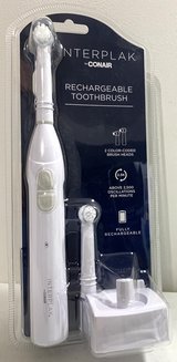 New! Interplak by Conair Rechargeable Toothbrush - incl 2 Brush Heads in Westmont, Illinois