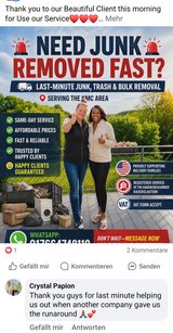 FAST&CHEAP PCS JUNK REMOVAL &TRASH&JUNK&BULK HAULING in Ramstein, Germany