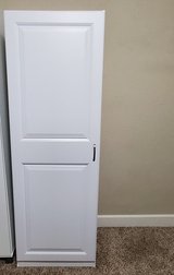 White Standing Multi Purpose Cabinet With Adjustable Shelving in Alamogordo, New Mexico