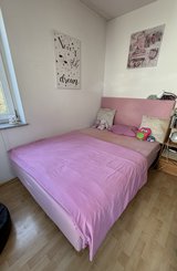 High-quality FENNOBED bed 140x200 cm including a premium Talalay latex comfort topper (approx. 7... in Stuttgart, GE