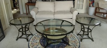 Sofa;  2 end tables;  1 larger coffee table in Kingwood, Texas