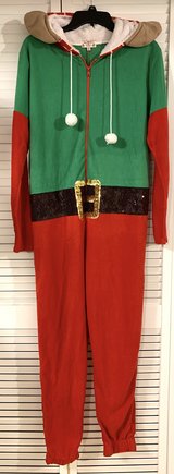 Elf Costume Adult Large - Merry Christmas by Poof NY - 1pc Hood w/ ears Outfit in Naperville, Illinois