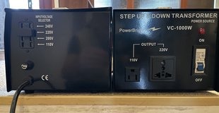 Two 1000 watt transformers in Stuttgart, GE