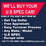 WE BUY U.S SPEC CARS!! in Ramstein, Germany