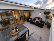 Furnished 5-Room Townhouse Apartment | Roof Terrace | Close to Panzer & Kelley Barracks in Stuttgart, GE
