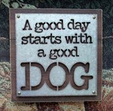 A Good Dog Wall Art, 12”x12” in Houston, Texas