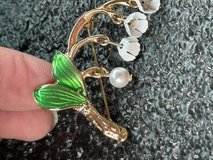 LILLY of the valley brooch in Fort Polk, Louisiana