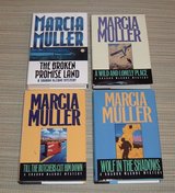 Vintage 1990's Set of 4 Marcia Muller Mystery Thriller Hard Cover Book in Oswego, Illinois
