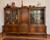 REAL GERMAN Chippendale Cabinet – Elegant Vintage Wall Unit from Germany in Ramstein, Germany