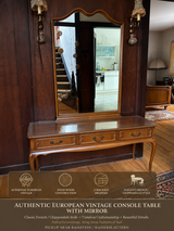 Beautiful European Vintage Vanity / Console Table – Imported Old-World Style in Ramstein, Germany