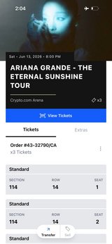 Ariana Grande tickets in Los Angeles, California