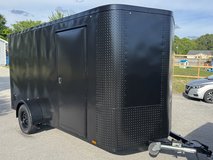 2022 Arising Industries 7x12 Single Axle Enclosed Cargo Trailer – Fully Upgraded, Blacked Out, R... in Camp Lejeune, North Carolina