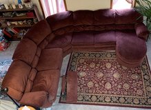 Large 8'x10' Plum Couch - 3pc Sectional - Listing 4 Friend PU by 5/15 in Naperville, Illinois