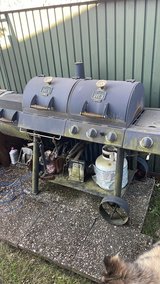 Oklahoma's Joe Grill - gas and smoker in Ramstein, Germany