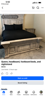 Queen bee and nightstand in Houston, Texas