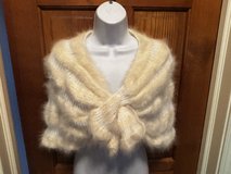 Vintage Women’s 1950’s Angora Knit Shrug, Stole, Capelet in Bolingbrook, Illinois