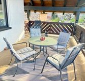 Balcony table, 4 chairs, cushions in Ramstein, Germany