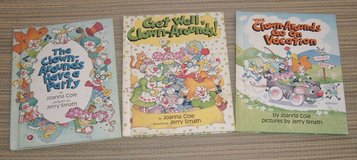 Set of 3 Vintage 1980's Clown-Arounds Hard Cover Books Vacation Party Get Well in Plainfield, Illinois