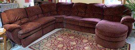 Large 8'x10' Plum Couch - 3pc Sectional - Listing 4 Friend PU by 5/15 in Naperville, Illinois