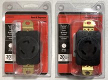 New! Set of 2 Pass & Seymour 20amp 250V Receptacle Locking Electrical Outlet *$10 Takes Both* in Naperville, Illinois