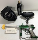 Paintball Gun Bundle - Spyder Imagine Marker Barrel Hopper CO2 Tank & Mask in Naperville, Illinois