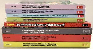 8 Scholastic Captain Underpants Kids Books Set / 3-HC + 5 soft copy by D. Pilky in Naperville, Illinois