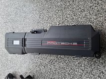 Flambeau Pro-tech 2 Travel Hard Shell Golf Club Carrier Transport with wheels in Oswego, Illinois