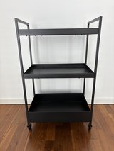 Industrial Black Rolling Utility Cart / Storage Shelf in Ramstein, Germany
